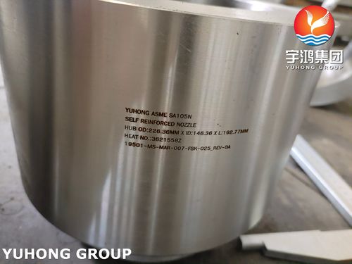 Latest company news about YUHONG GROUP ASME  SA105N SELF REINFORCED NOZZLE FOR HEAT EXCHANGERE AND PRESSURE VESSEL APPLICATION