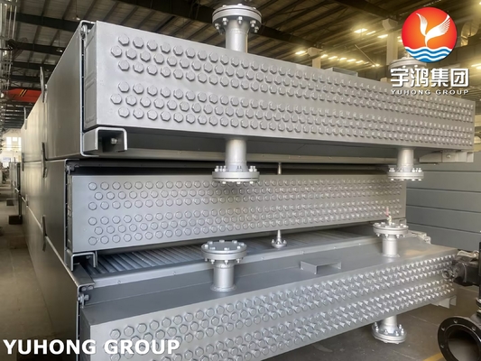 Plug Type Industrial Air Cooled Heat Exchanger Petrochemical And Oil Refineries Application