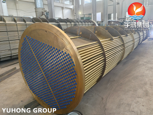 ASTM B111 EN 12452 C70600 Copper Steel Tube Bundle For Heat Exchanger，Condensers