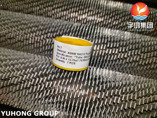 ASTM A213 TP11 T21 T91 With Carbon Steel Fin Hf Welding Fin Tube