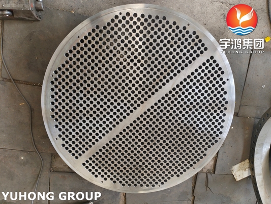 Buy Grade70 Carbon Steel Heat Exchanger Tubesheet ASTM A516 Square Pattern online manufacture