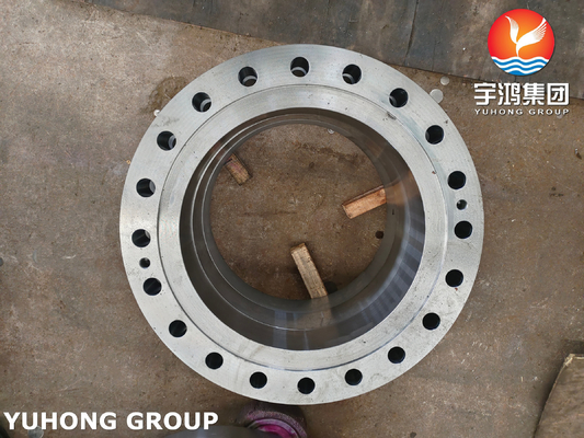 Buy 105mm Thickness Heat Exchanger Flange Carbon Steel ASME SA266 Grade 2N online manufacture
