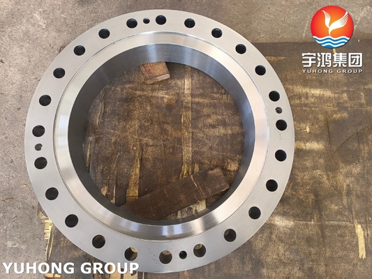 comprare ASME SA266 Flangia in acciaio al carbonio grado 2N lato guscio per scambiatore di calore online manufacture