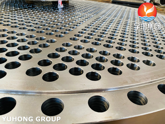 Buy SB171 C71500 Heat Exchanger Tube Sheet Diameter 1406.5mm Corrosion Resistance online manufacture