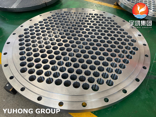 Buy Customizable Heat Exchanger Tubesheet Heat Exchanger Components Corrosion Resistance online manufacture