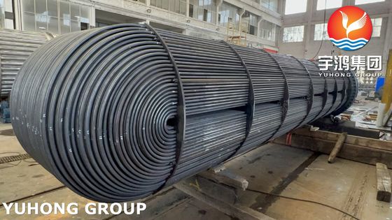 購入 ASME VIII に準拠する熱交換器チューブバンドル ASTM A179 U Bend Tubes SA516 Gr.70N チューブシート online manufacture