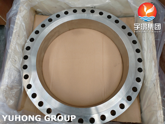 Buy Stainless Steel Forged Flange For Shell And Tube Side Astm A182 F304 Wn Sw Bl So Thread online manufacture