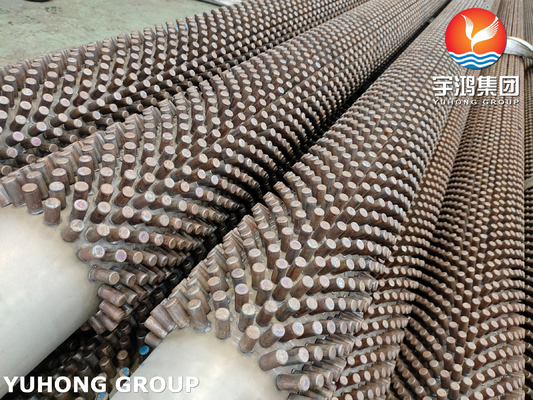 Buy SS304 Stud Fin Tube HFW Type With CS Stud For Steam Generator online manufacture