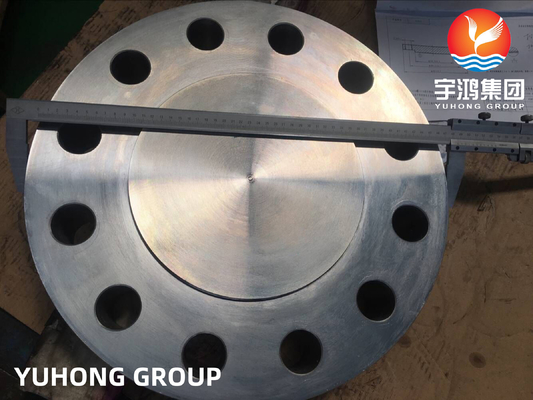 Buy ASTM A182 F22 UNS K21590 Blind RF Flange For Power Plant Boilers online manufacture