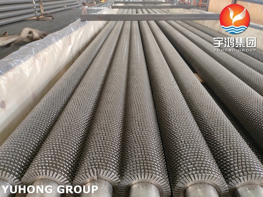 Buy SA192 High Frequency Welded Spiral Fin Tube , Water Tube Boiler Fin Tube online manufacture
