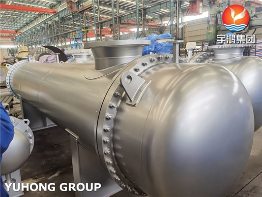 Buy Horizontal Shell And Tube Heat Exchanger Type AHS 100% Hydrostatic Test / Pneumatic Test online manufacture