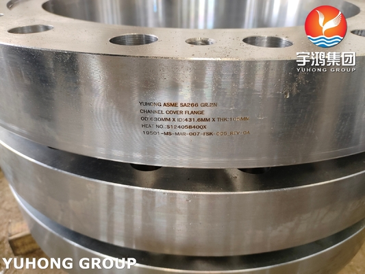 Buy Channel Cover Alloy Steel Flange ASME SA266 Normalized Heat Exchanger Flange online manufacture