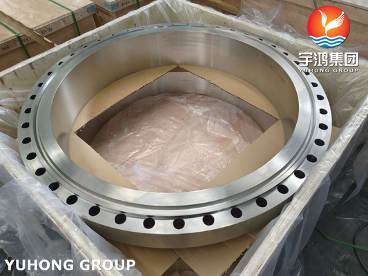 Buy Stationary Stainless Steel Flange ASTM/ ASME Custom Made Pressure Vessel Flange online manufacture
