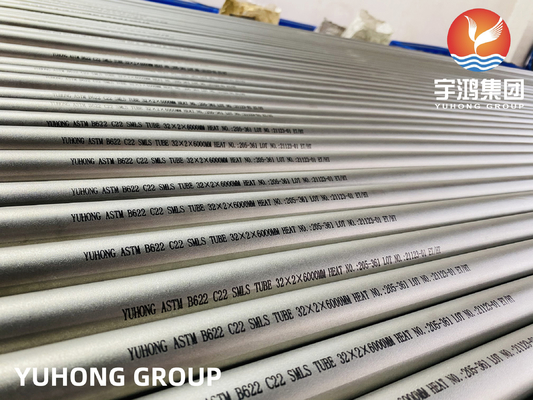 Buy Nickel Base Alloy Heat Exchanger Tubing ASTM B622 Aloy C22 Seamless Pipe online manufacture