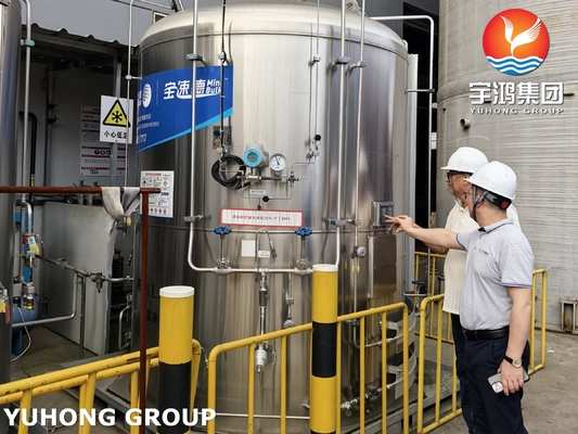 Buy Glycol Flash Vessel ASME Pressure Vessel Stainless Steel SA240 SS304 Cladding Material online manufacture
