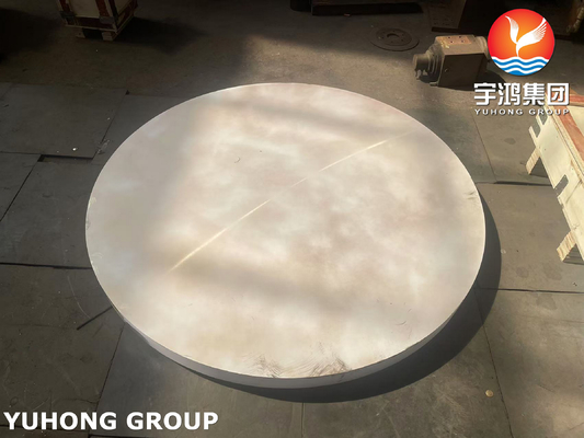 Buy ASME Certified​ Forged Tubesheet Disc ASME SB171 C61400 for Heat Exchanger online manufacture