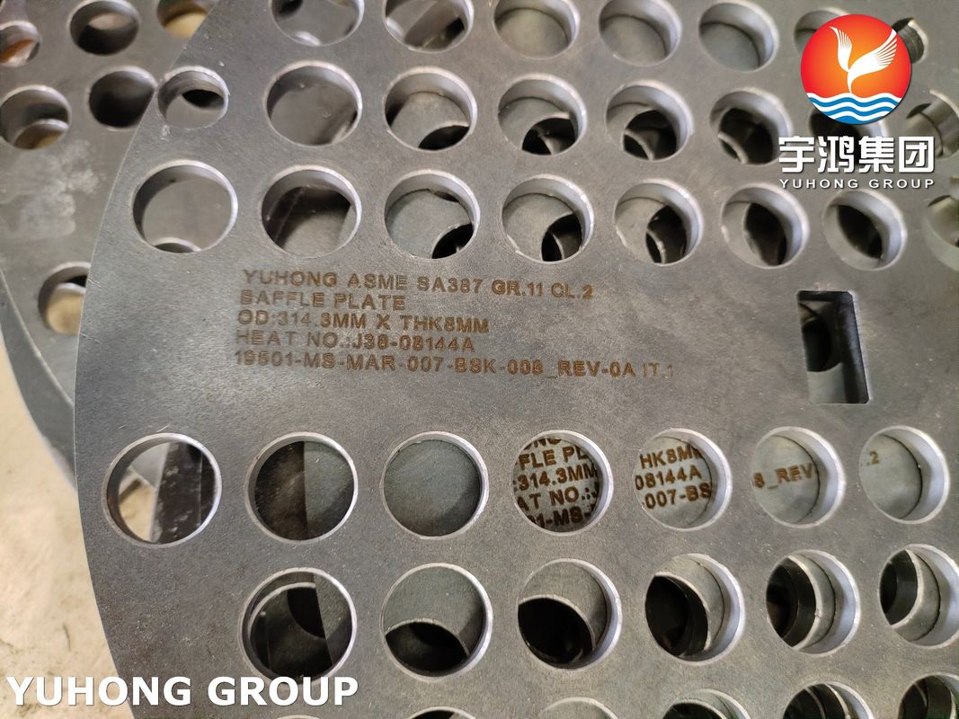 ASME VIII Certified ​​High-Temp Baffles SA387 Gr.11 Cl.2 for High Tempreture Service