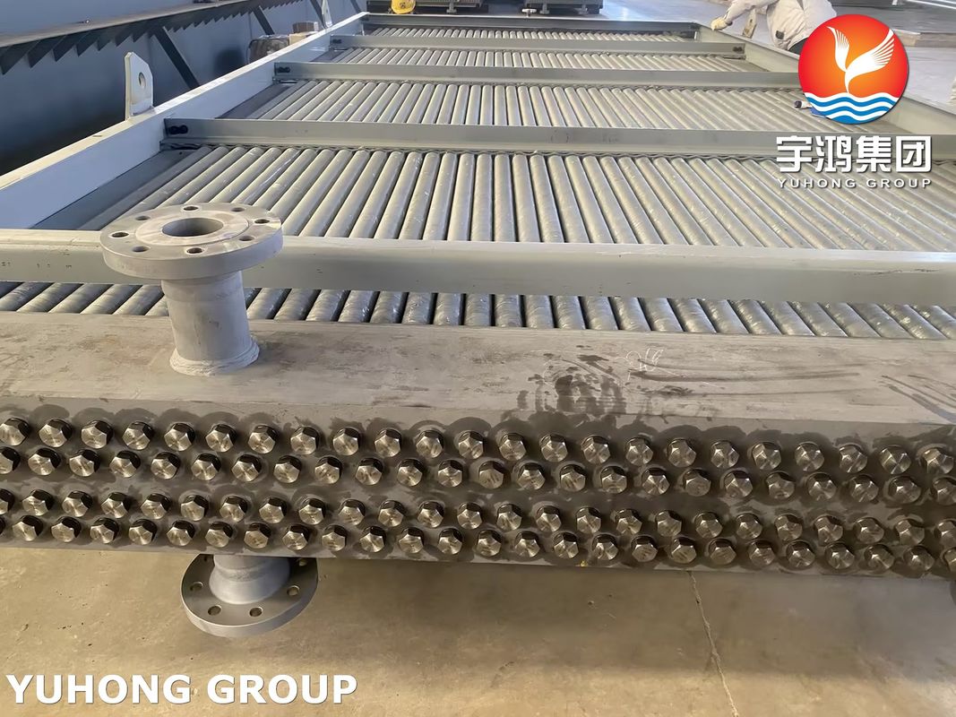 Plug Type Industrial Air Cooled Heat Exchanger Petrochemical And Oil Refineries Application