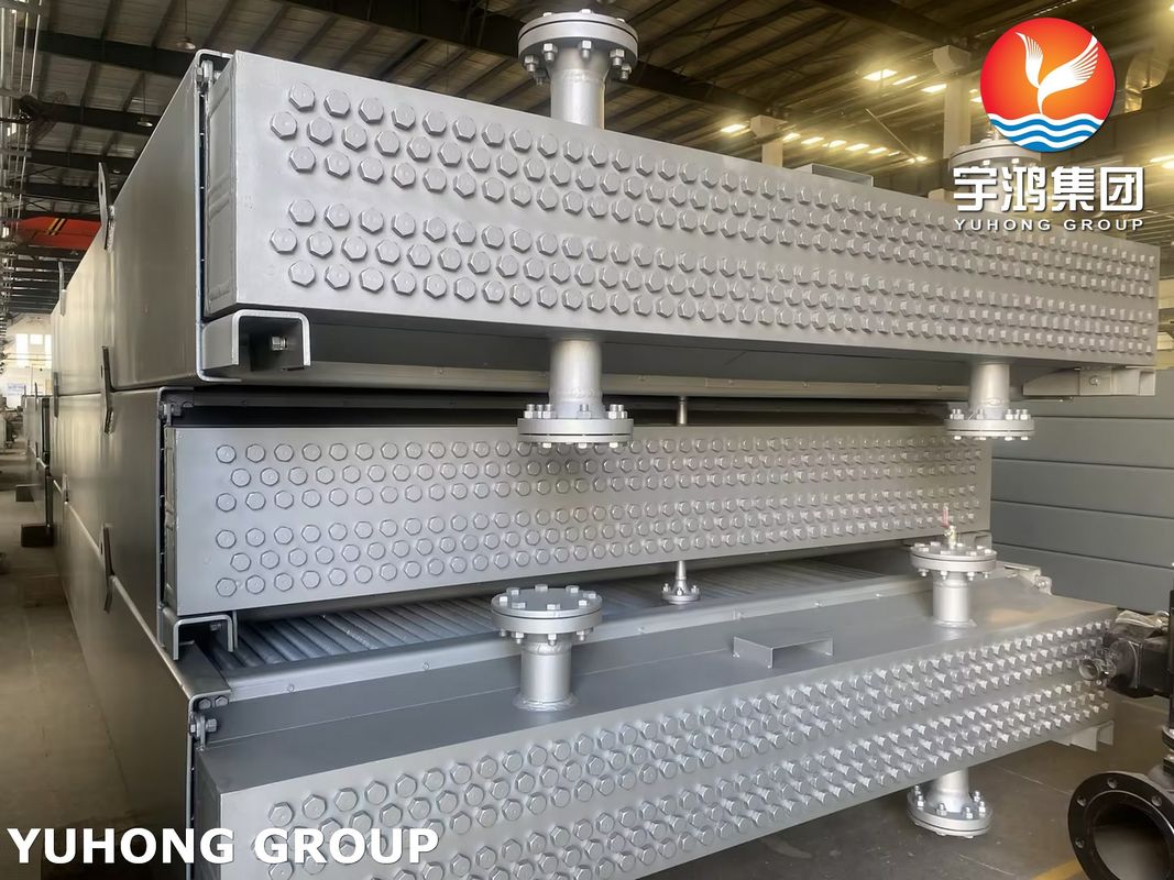 Plug Type Industrial Air Cooled Heat Exchanger Petrochemical And Oil Refineries Application