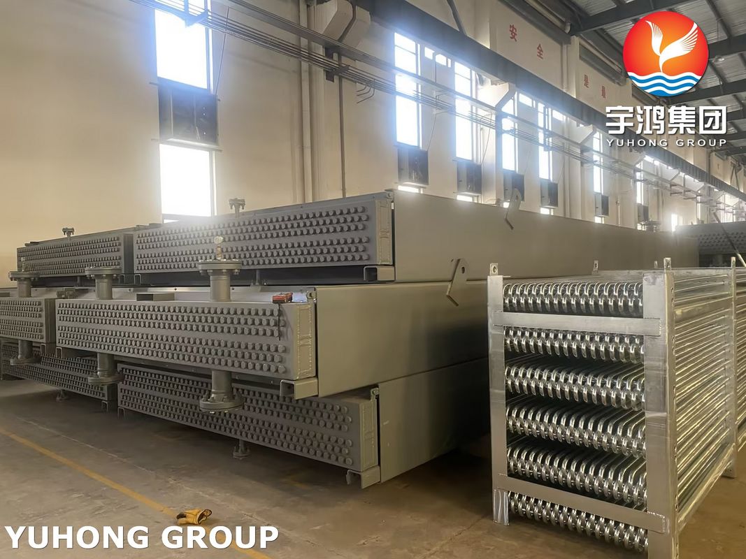 Plug Type Industrial Air Cooled Heat Exchanger Petrochemical And Oil Refineries Application