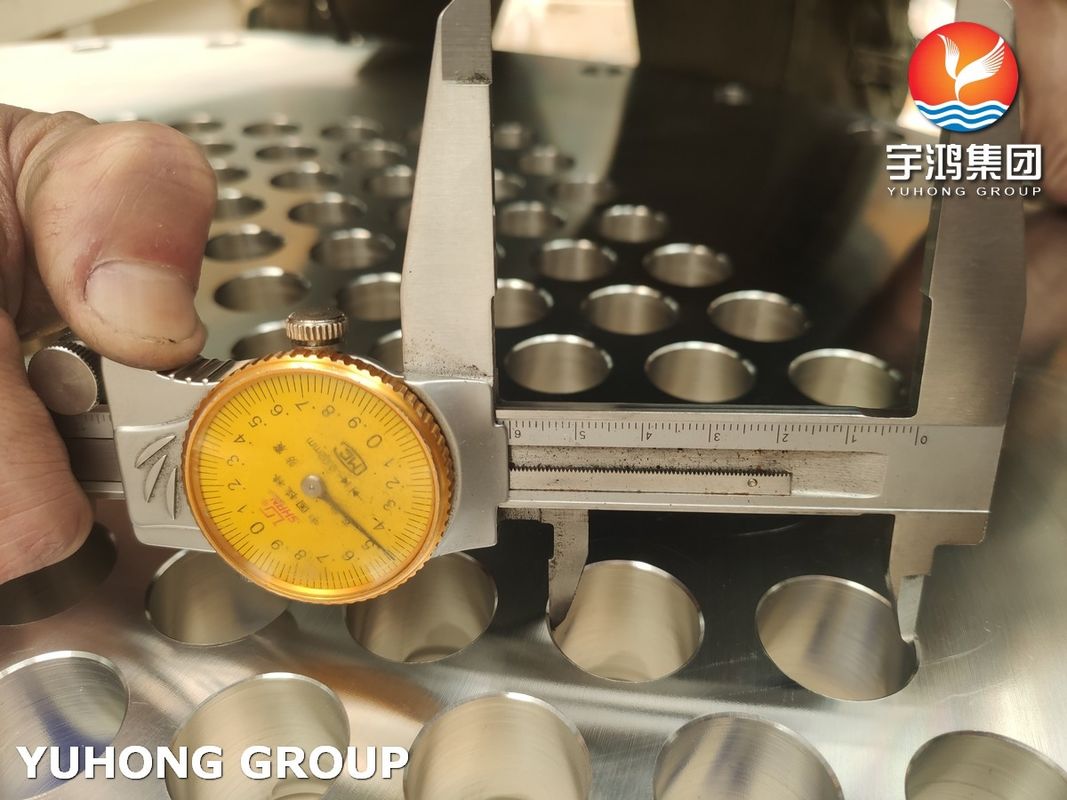 ASME SA266 TP304 ​​High-Pressure Tubesheet, OD 870 mm, for Power Station Condensers