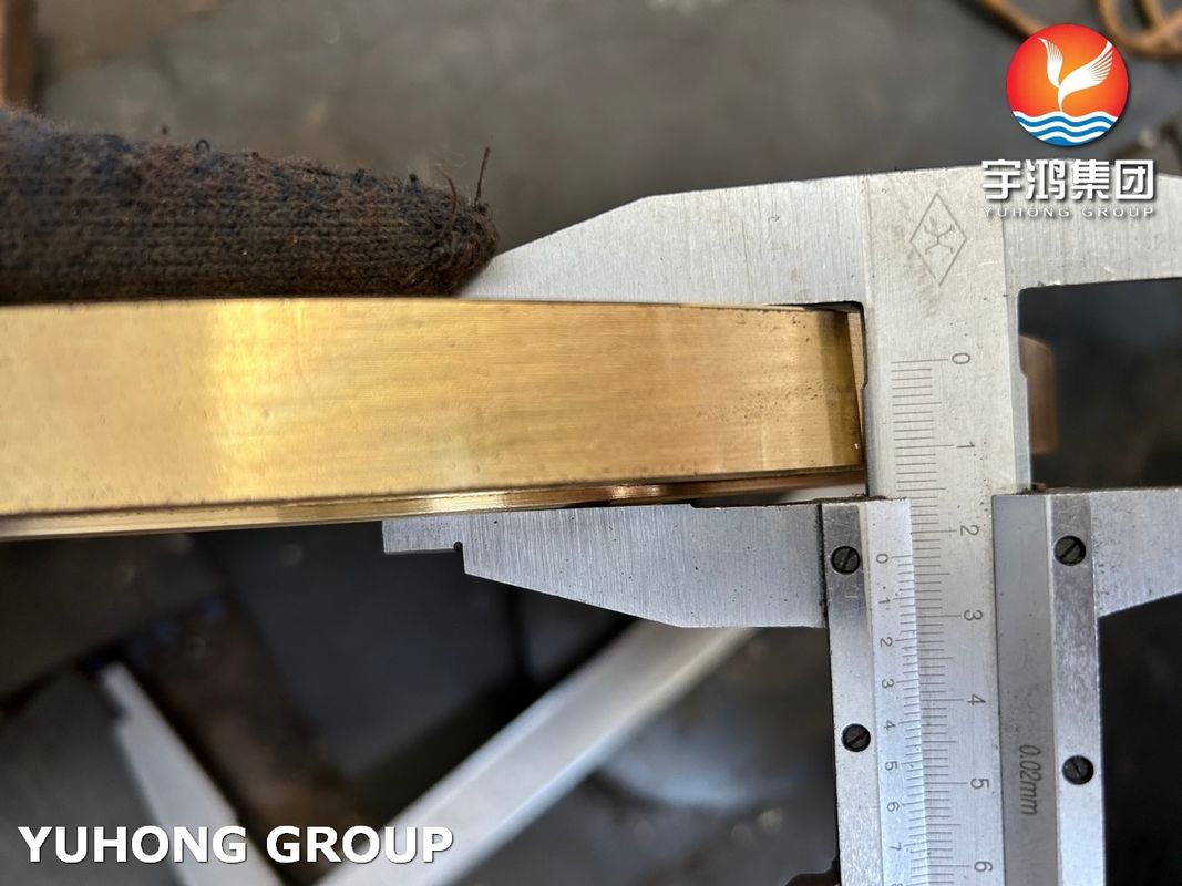 ASME SB171 C46400 Cooper Alloy TubeSheet 4-80mm Thk for Marine Heat Exchangers