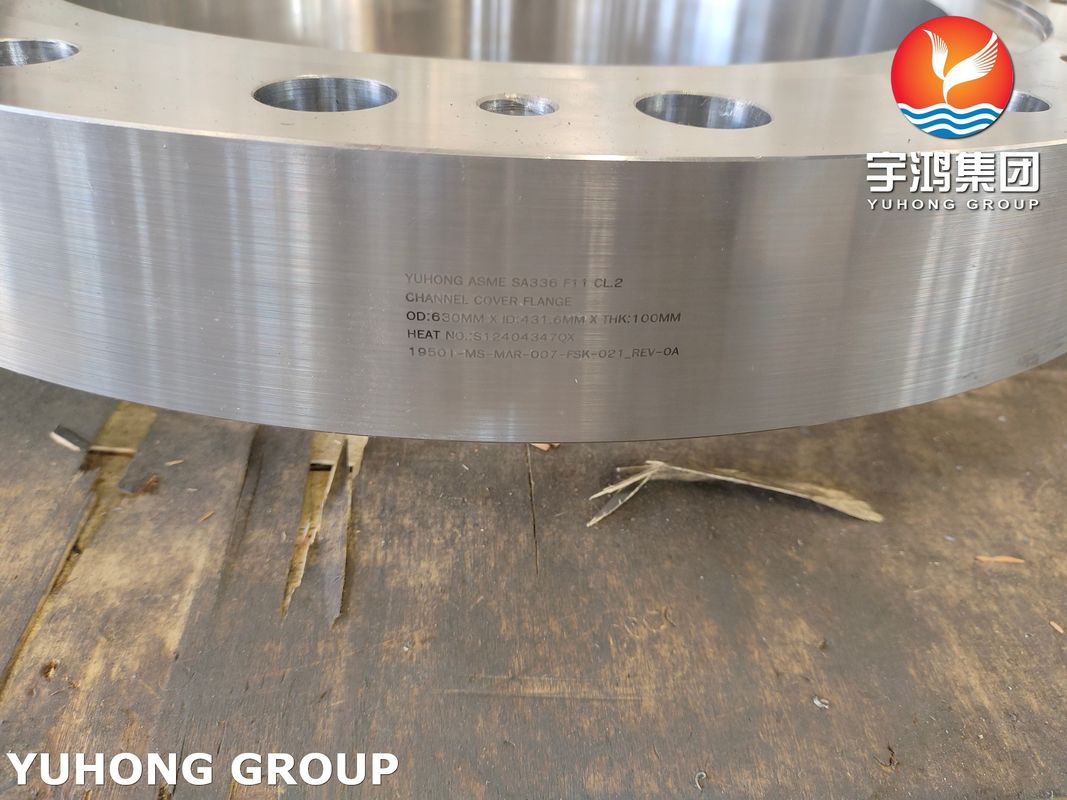 SA336 F11 Class2 Channel Cover Alloy Steel Flanges for Shell and Tube Heat Exchanger