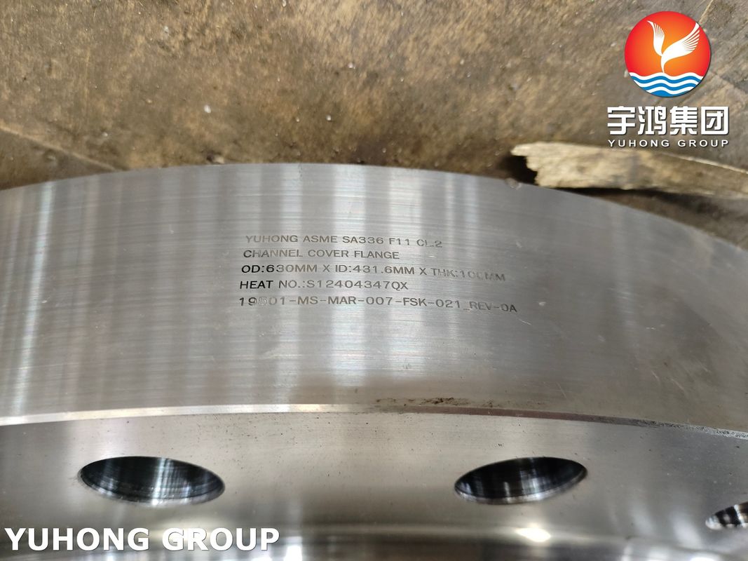 SA336 F11 Class2 Channel Cover Alloy Steel Flanges for Shell and Tube Heat Exchanger