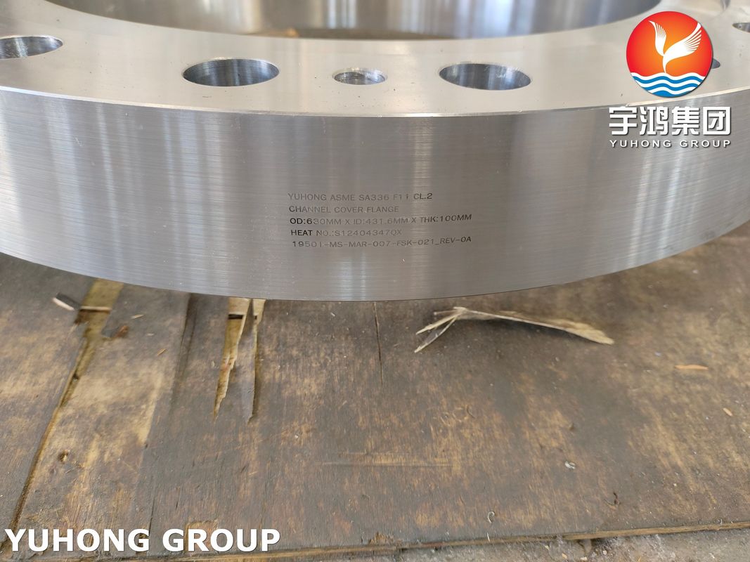 SA336 F11 Class2 Channel Cover Alloy Steel Flanges for Shell and Tube Heat Exchanger