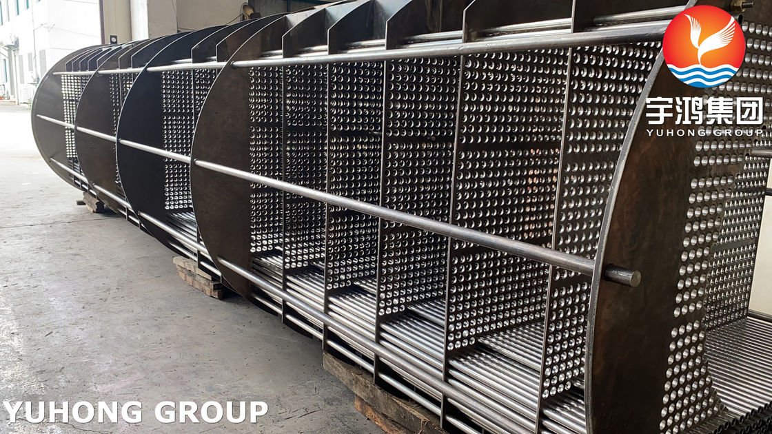 Heat Exchanger Tube Bundle ASTM B111 C71500 Tubes for ​​Offshore Sour Service Ready