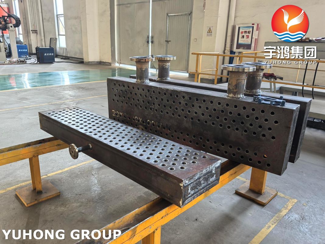 Plug Type Air Cooler Header Box Carbon Steel ASME SA516 GR.60 Coating Or Galvanized