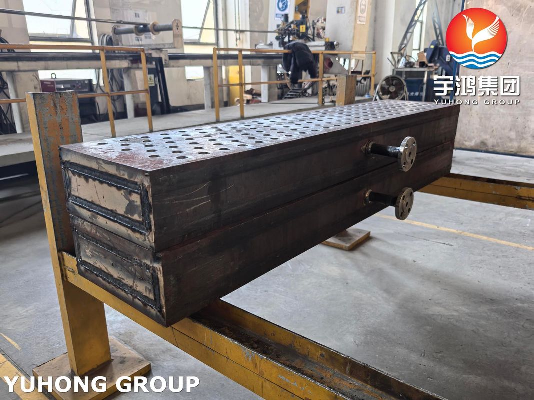 Plug Type Air Cooler Header Box Carbon Steel ASME SA516 GR.60 Coating Or Galvanized