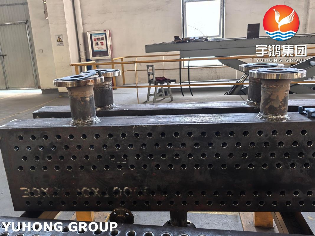 Plug Type Air Cooler Header Box Carbon Steel ASME SA516 GR.60 Coating Or Galvanized