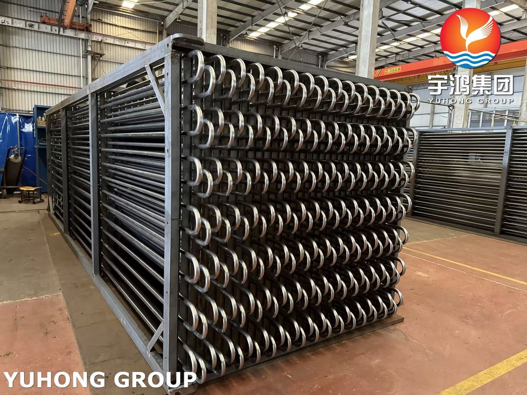 High Pressure Fired Heater For Heat Recovery Steam Generator HRSG ASTM A213