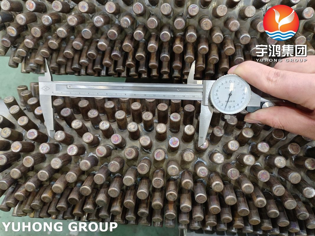 SS304 Stud Fin Tube HFW Type With CS Stud For Steam Generator