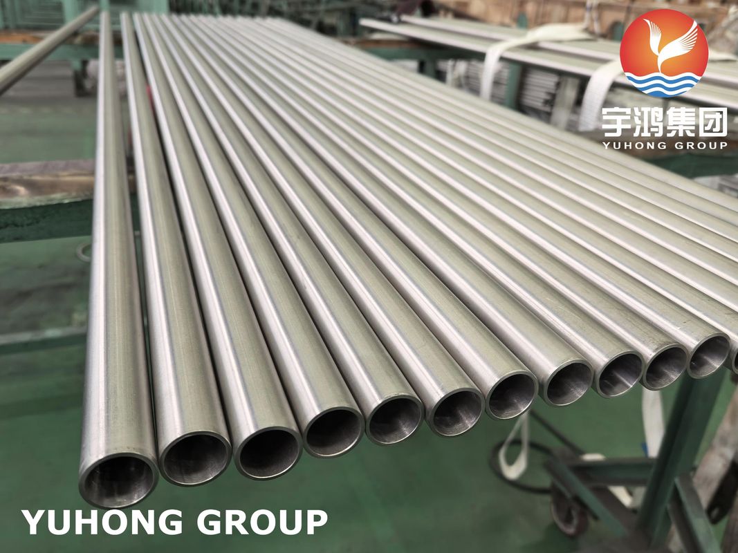 ASTM B338 Gr.2 Seamless Titanium Steel Heat Exchanger Tube, For Corrosion Resistance Environment