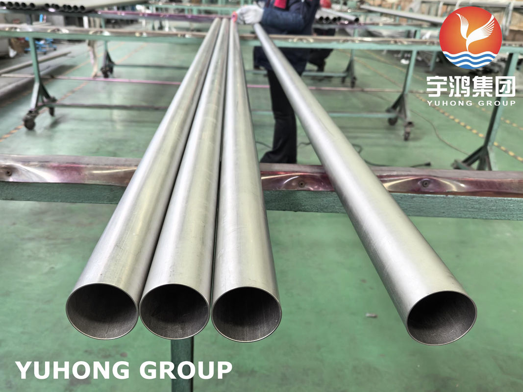 ASTM B338 Gr.2 Seamless Titanium Steel Heat Exchanger Tube, For Corrosion Resistance Environment