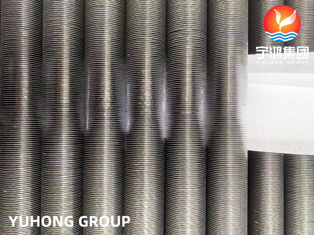 HVAC System Embedded Fin Tube G Type Finned Tube Nickel Alloy SB163 Monel400