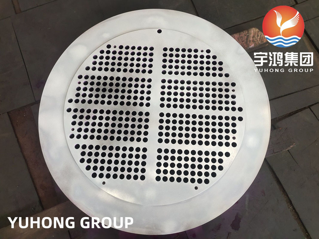 A182 F304 Stainless Steel Tube Sheet Forged Tube Sheet Evaporator Used