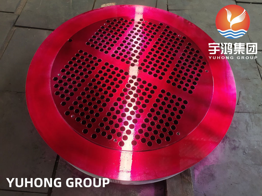 A182 F304 Stainless Steel Tube Sheet Forged Tube Sheet Evaporator Used