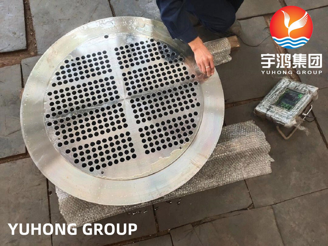 A182 F304 Stainless Steel Tube Sheet Forged Tube Sheet Evaporator Used