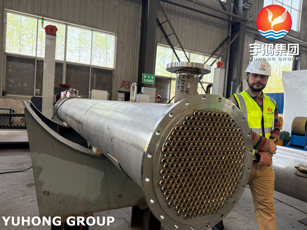 PED 2014/68/EU & ASME U Stamp Certified BEM Exchanger, ASME SB338 GR.2 for Chemical Cooling