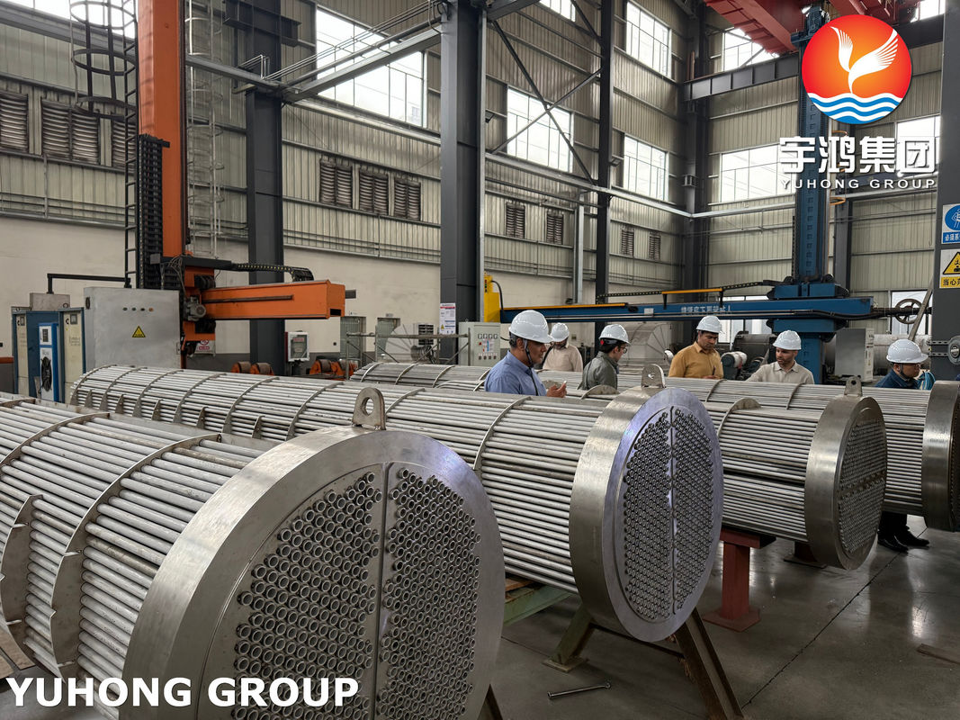 PED 2014/68/EU & ASME U Stamp Certified BEM Exchanger, ASME SB338 GR.2 for Chemical Cooling