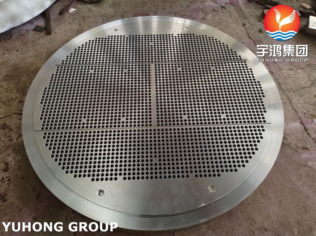 ASME SA336 F5N Forged Tube Sheet Chrome Moly Steel Heat Exchanger Tube Sheet