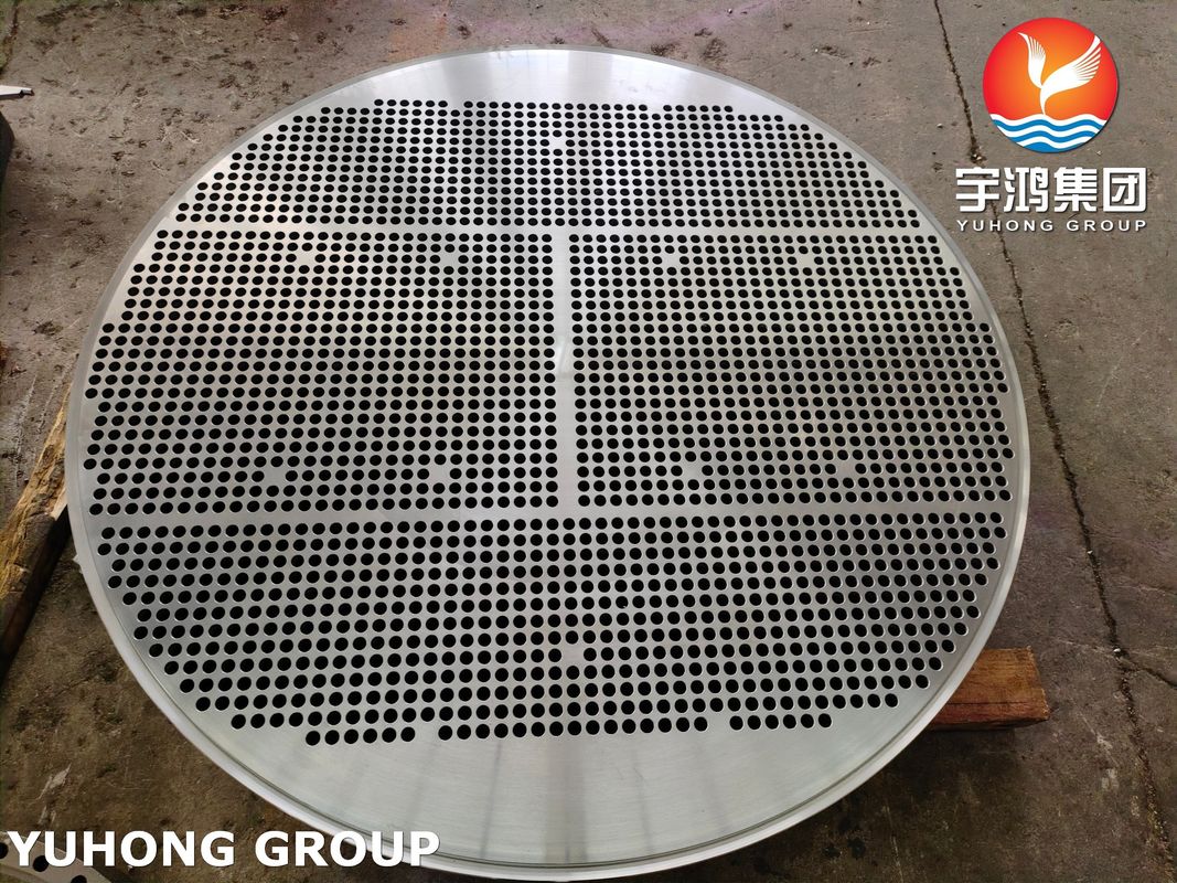ASME SA336 F5N Forged Tube Sheet Chrome Moly Steel Heat Exchanger Tube Sheet