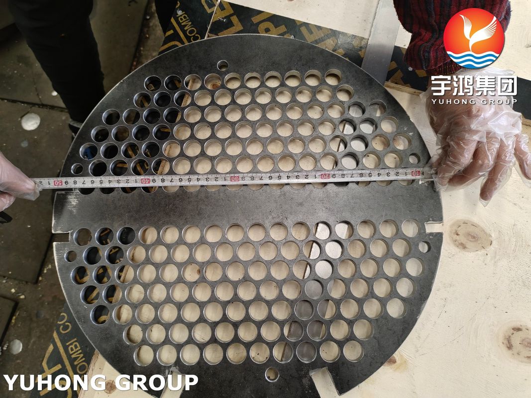 ASME SA387 Gr.11 Cl2 Heat Exchanger Baffle Plate For Petroleum Refining Hydrogenation Reactor