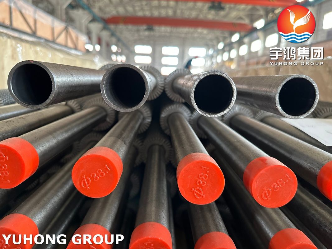 T22 High Frequency Weld Serrated Finned Tube For Power Plant Heat Recovery Steam Generation