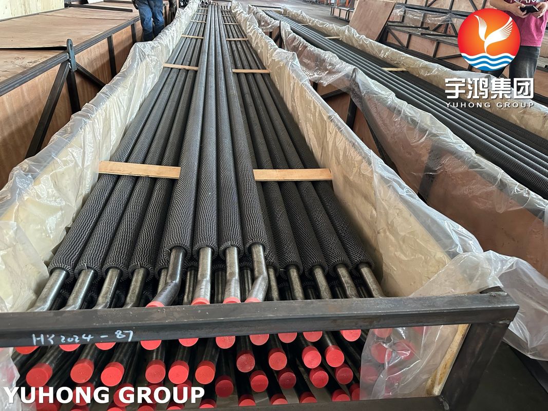 T22 High Frequency Weld Serrated Finned Tube For Power Plant Heat Recovery Steam Generation