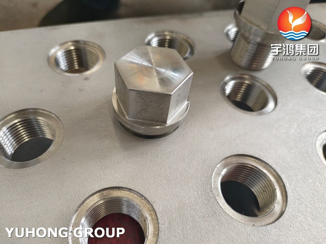 ASTM A240 SS304/304L Shell And Tube Heat Exchanger Tube Sheet Square Type