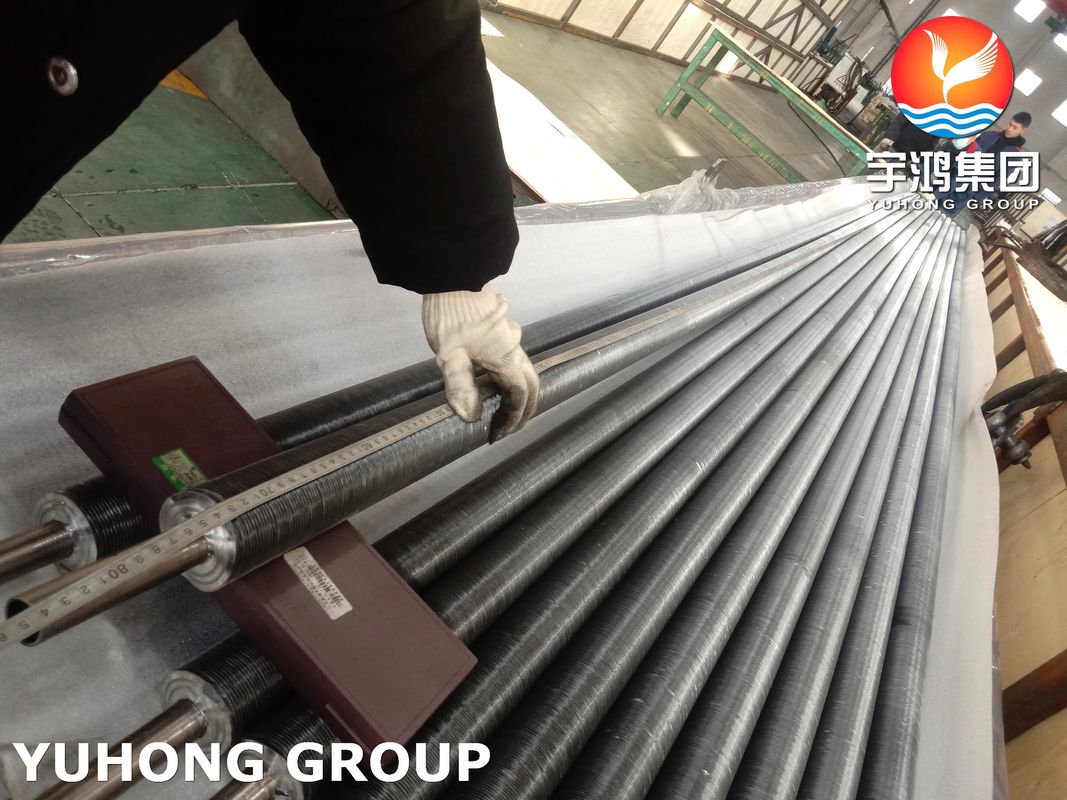 Monel 400 Embedded G Fin Tube Nickel Alloy Steel Bare Tube For Seawater Evaporator